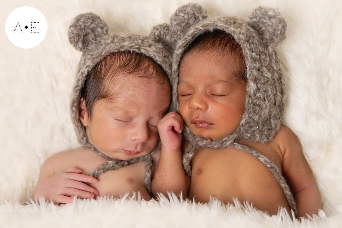 Newborn Twins Photoshoot Nottingham