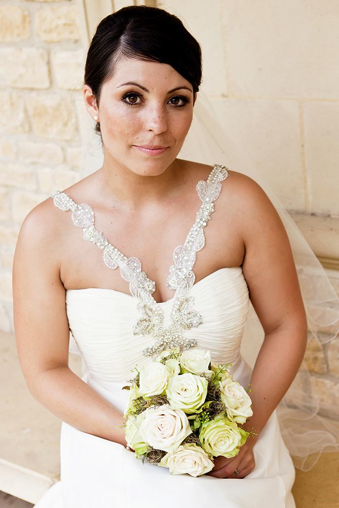 bridal portrait captured by micro wedding photographer 